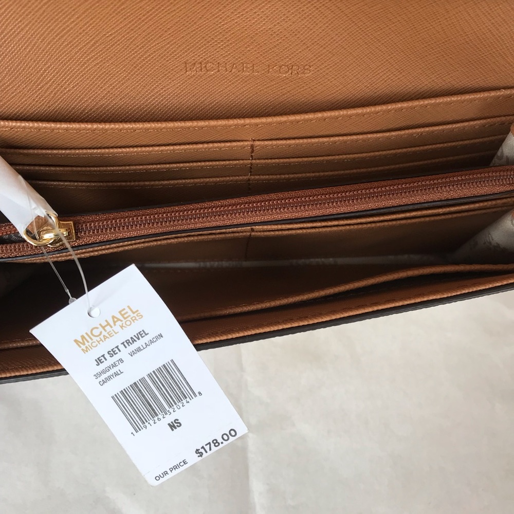 Michael kors medium Aria Satchel Jet set Wallet - Picture 6 of 6